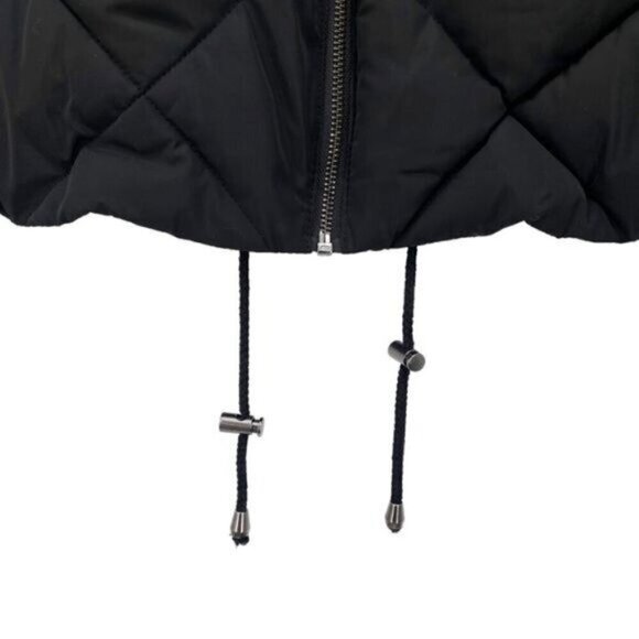 Asos Womens Black Puffer Coat Jacket Outdoor Winter - Picture 3 of 13